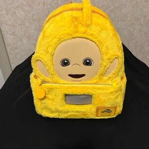 Yellow Plush Character Mini Backpack for Women